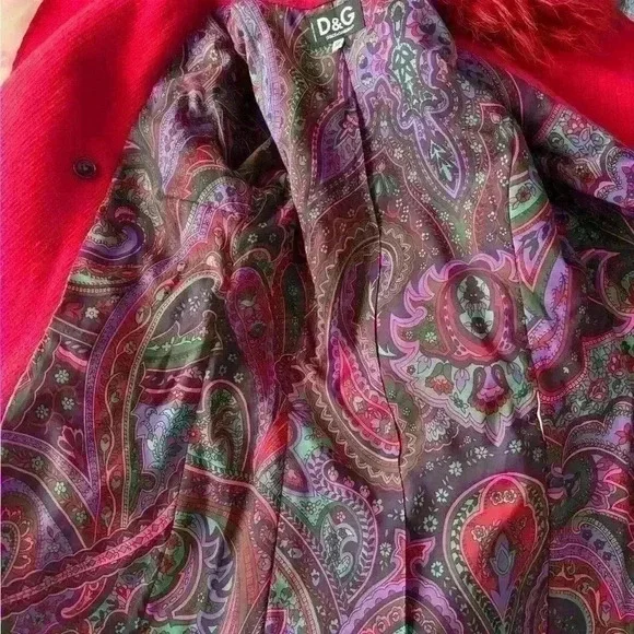 Dolce & Gabbana Wool Denim Coat,  Size 40/M - Picture 8 of 9